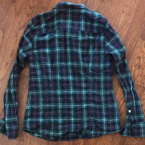 J. Crew plaid women’s top. - Picture 3 of 4